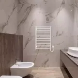 Электрический полотенцесушитель Hygge Family Derby 770х530х80мм, белый матовый (6.1.0402.06.WM) Фото - 5
